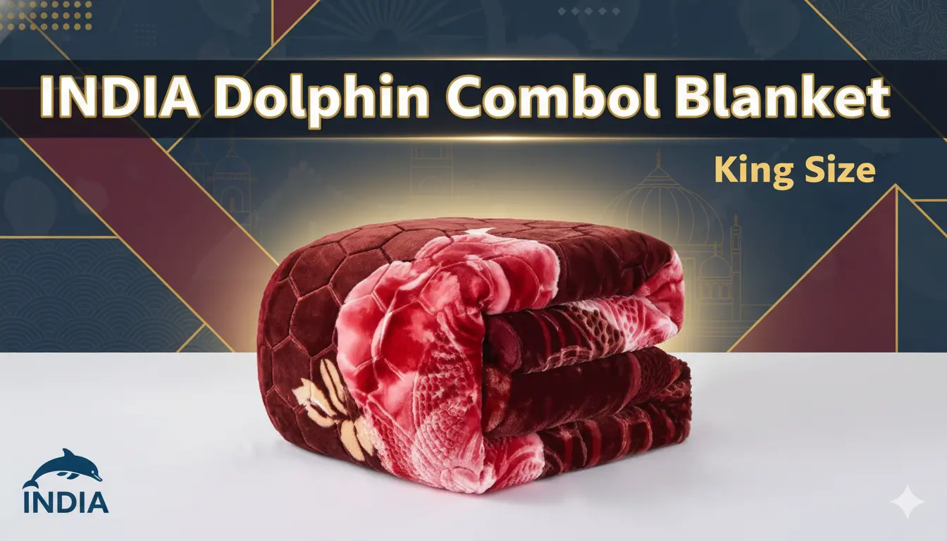 Indian Blanket King Size Kombol INDIA Dolphin Combol Blanket