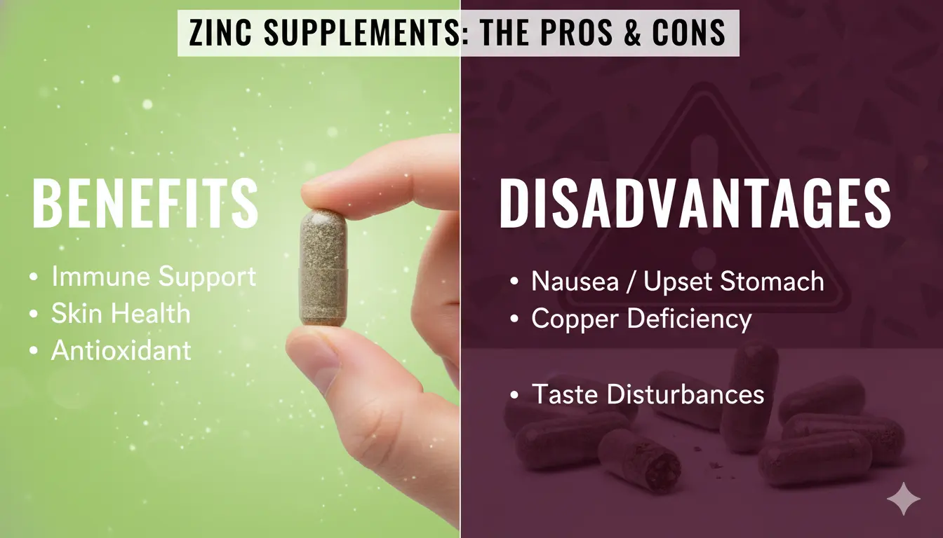 জিংক ট্যাবলেট খাওয়ার উপকারিতা ও অপকারিতা
